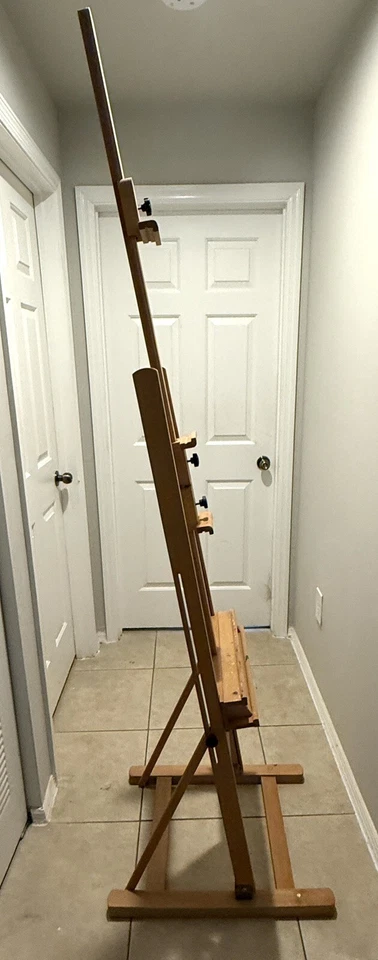 Winsor & Newton Shannon Artist Studio Easel H-Frame With 2 Extra Canvas Clamps - Image 2 of 3