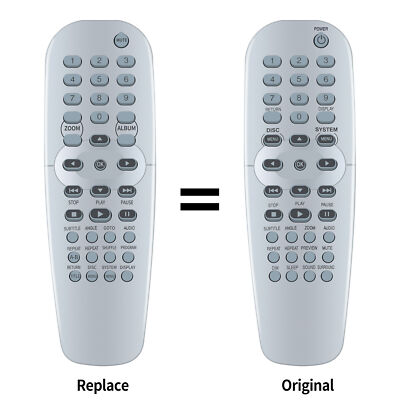 RC2K16 Replace Remote Control For Philips DVD Player DVD724 DVD724AT DVD724AT172