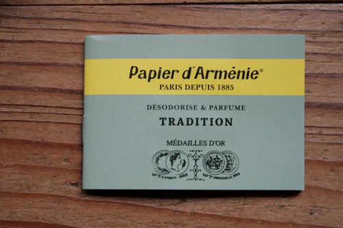Genuine Armenian Paper Natural Deodorizing Incense, Triple Notebook