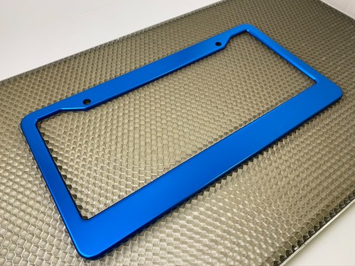 Anodized Aluminum Car License Plate Tag Frame & FREE Set of Screws and Caps - Bild 10 von 20