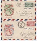 1937 C21 and C22 china clipper issue FDC pair [y9641]