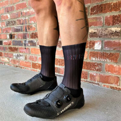 SALE - SNAP RACEDAY AERO SOCKS - BLACK Cycling bike aerodynamic TT Road Crit