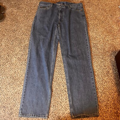 Levi's Jeans Straight Leg Relaxed Fit Denim Blue Jeans W40 L36