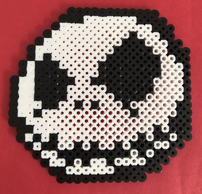 Jack Skellington A Nightmare Before Christmas Perler Bead Art - Main Image