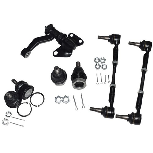 For Chevrolet C10 Suburban 10Pcs Front Ball Joints Tie Rods Pitman Idler Arm Kit
