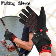 Fishing Gloves Protect Hand Anti-slip Work Gloves Outdoor Touch Screen Gloves.