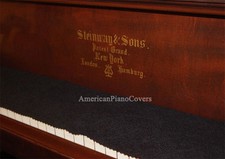 Black Piano Key Cover - Black Felt - Keyboard Cover