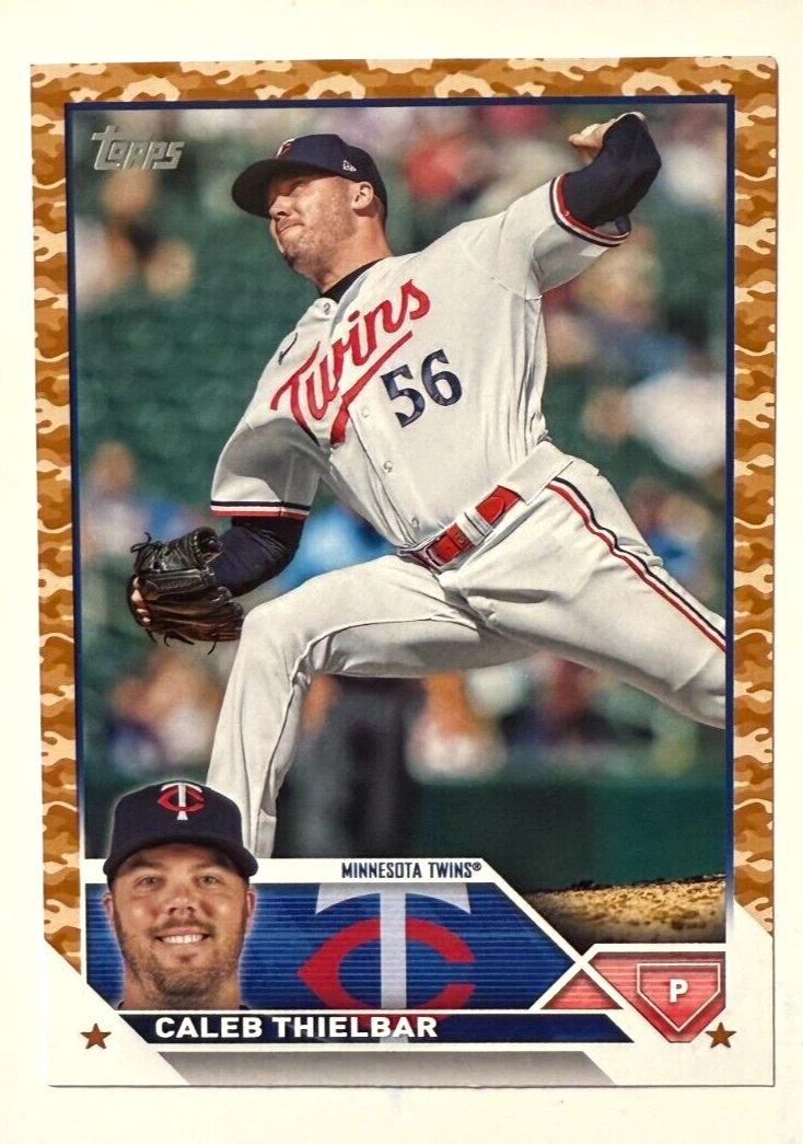 Caleb Thielbar trading card