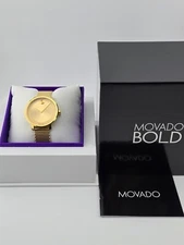 Movado Women's Bold Gold-tone Stainless Steel Ladies Watch - 3600580 ($595 MSRP)