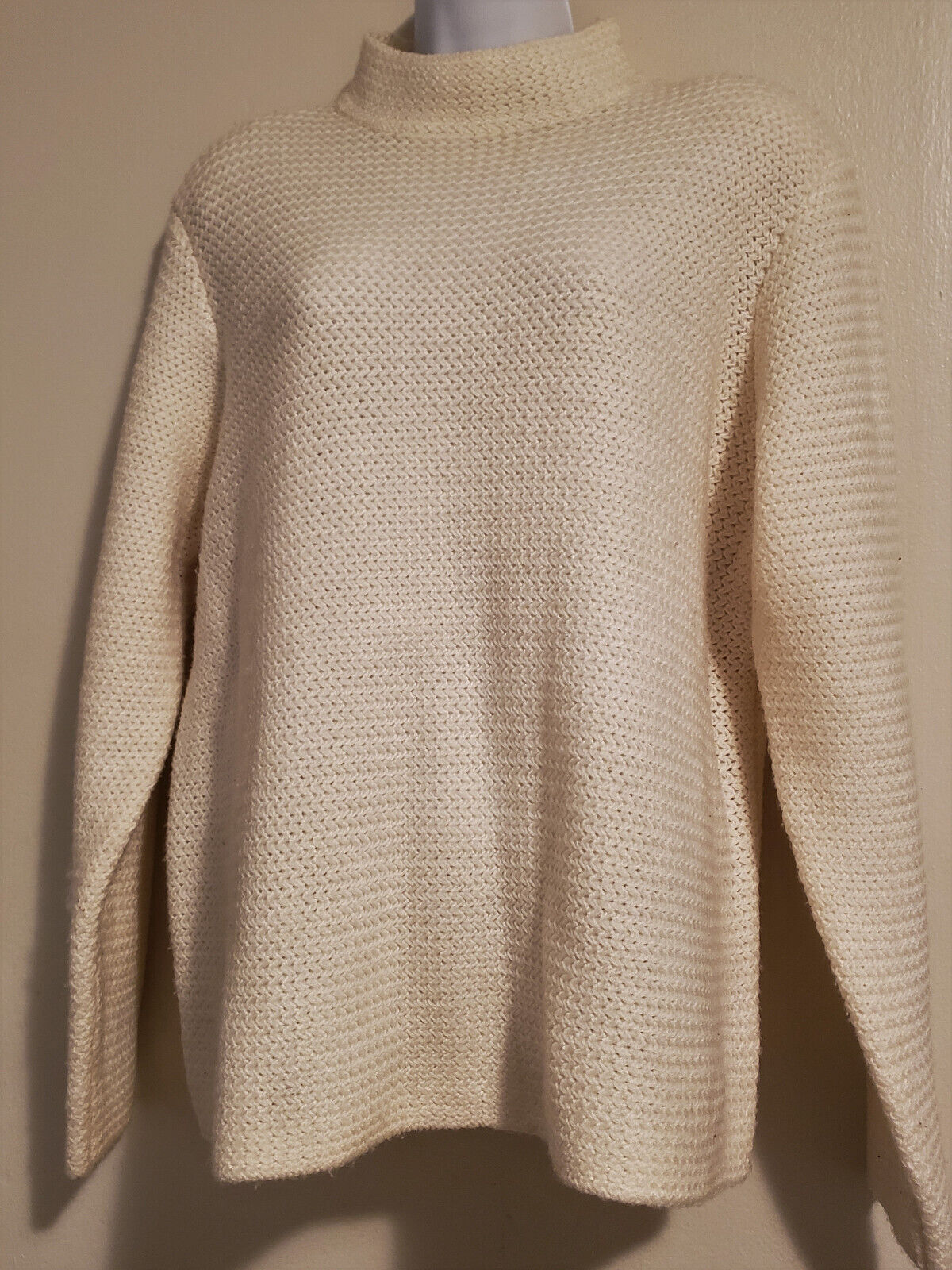 Karen Scott Women's Cable Knit Sweater Off-white … - image 2
