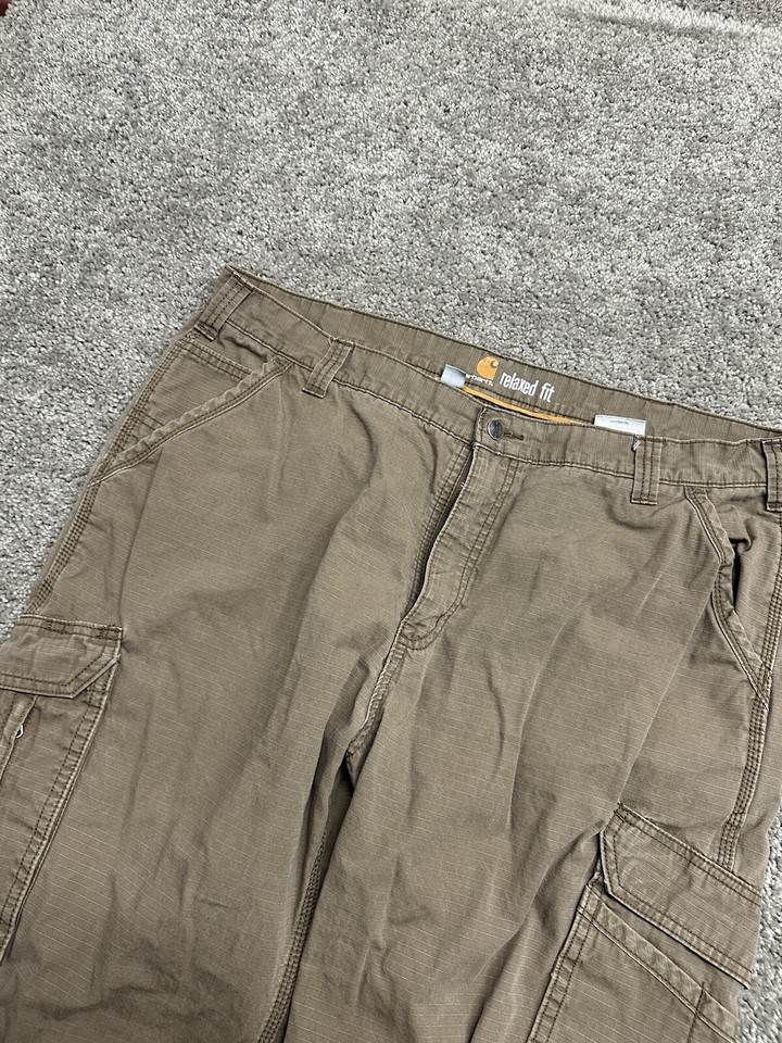 MENS 33 x 30 Carhartt 101148 Force Tappan Ripstop Relaxed Fit Cargo