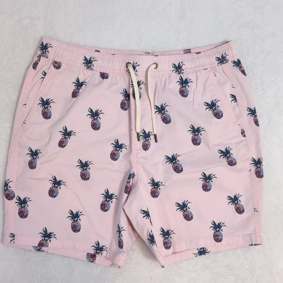 Pantalones Cortos Hollister Geométricos Piña Tabla Jogger Cortos Epic Flex Rosa Foto 2 de 4