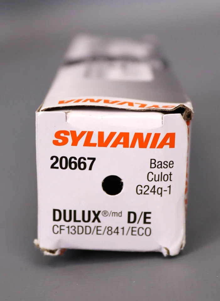Sylvania Bulb CFL 13W T4 G24q-1 4-Pin Base Doub S6732 (single) - Image 2 of 4