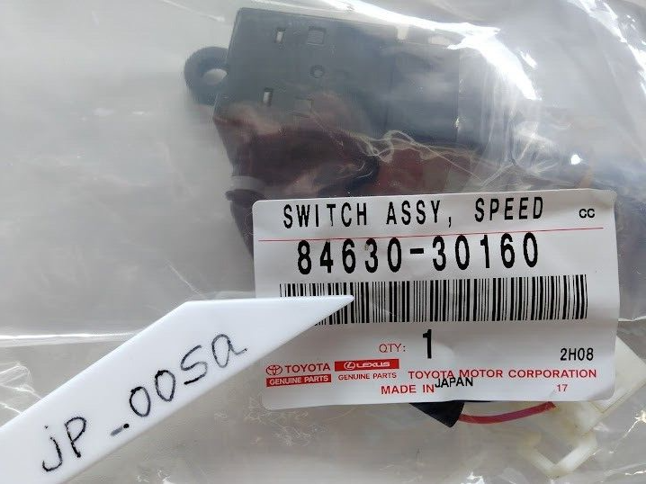 Toyota OEM Cruise Control Speed Control Main Switch 84630-30160 | eBay
