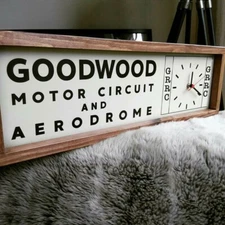 Vintage Style Goodwood Revival - Goodwood Festival of Speed - Motorsport Clock