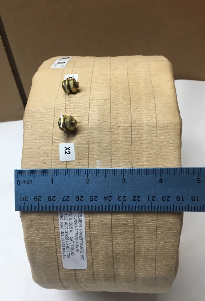 GE ITI - Bushing Current Transformer - Ratio 50:5A - 600v 10kV - Taped & Varnish - Image 4 of 4