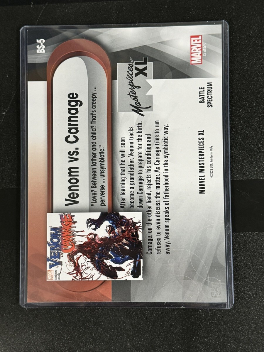 2024 Marvel Masterpieces XL Venom Vs. Carnage Battle Spectrum | eBay