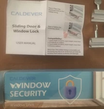 Caldever Window Security Window Lock Sliding Door Sliding Window Lot 10 PCs NEW