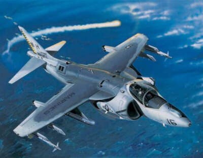 1/32 Trumpeter AV8B Harrier II Night Attack Aircraft