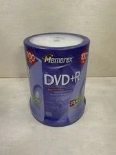 Memorex CD-R 52x 700MB 80-Minute 100 Pack Sealed