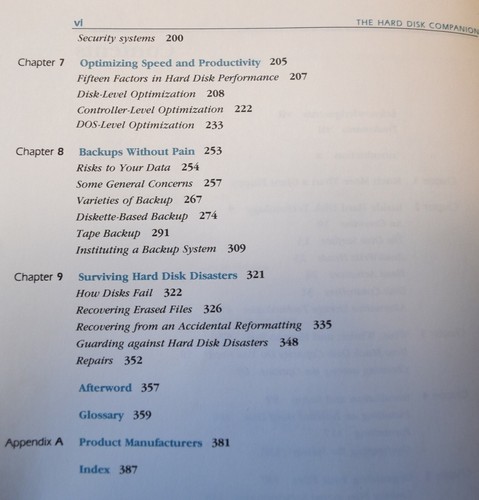 THE HARD DISK COMPANION BY PETER NORTON AND ROBERT JOURDAIN,1988, PAPERBACK - Picture 6 of 11