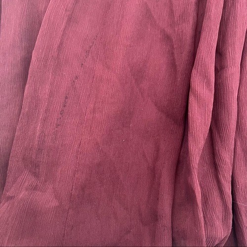 J. Crew Womens Size 6 Nadia Strapless Bridesmaid Dress Burgundy Red Silk Chiffon - Picture 5 of 12