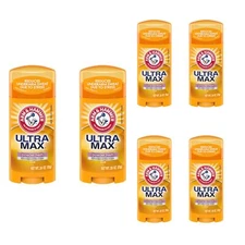 6 Pack - Arm & Hammer ULTRAMAX Anti-Perspirant Deodorant Powder Fresh 2.6oz Each