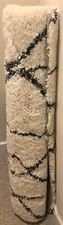 Project 62 5'X7' Geometric Design annenberg eyelash Woven Area Rug shag Cream