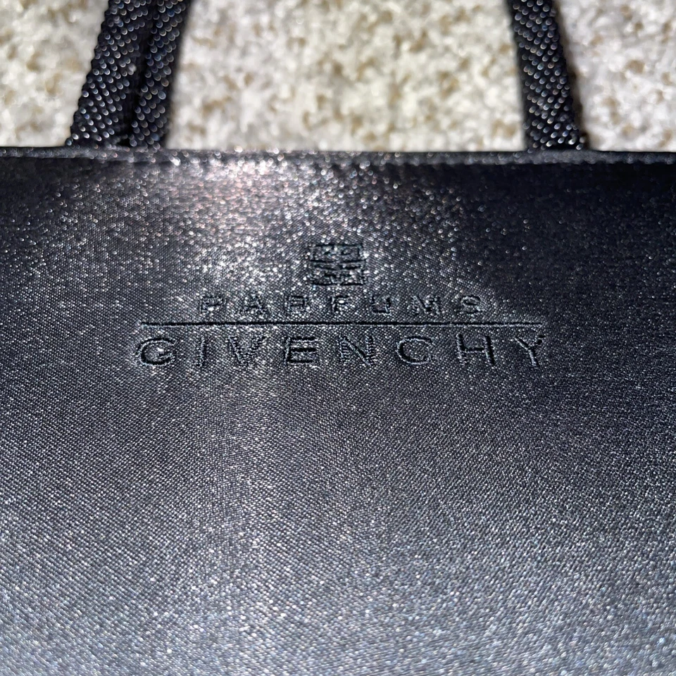 Bolso de Mano Vintage Givenchy Perfums Pequeño Elegante Negro Foto 3 de 4