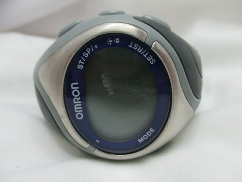 Omron Digital Watch Gray Buckle Band Sport