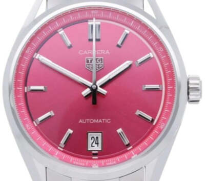 TAG Heuer Carrera Date Women's Pink dial 36mm WBN2313