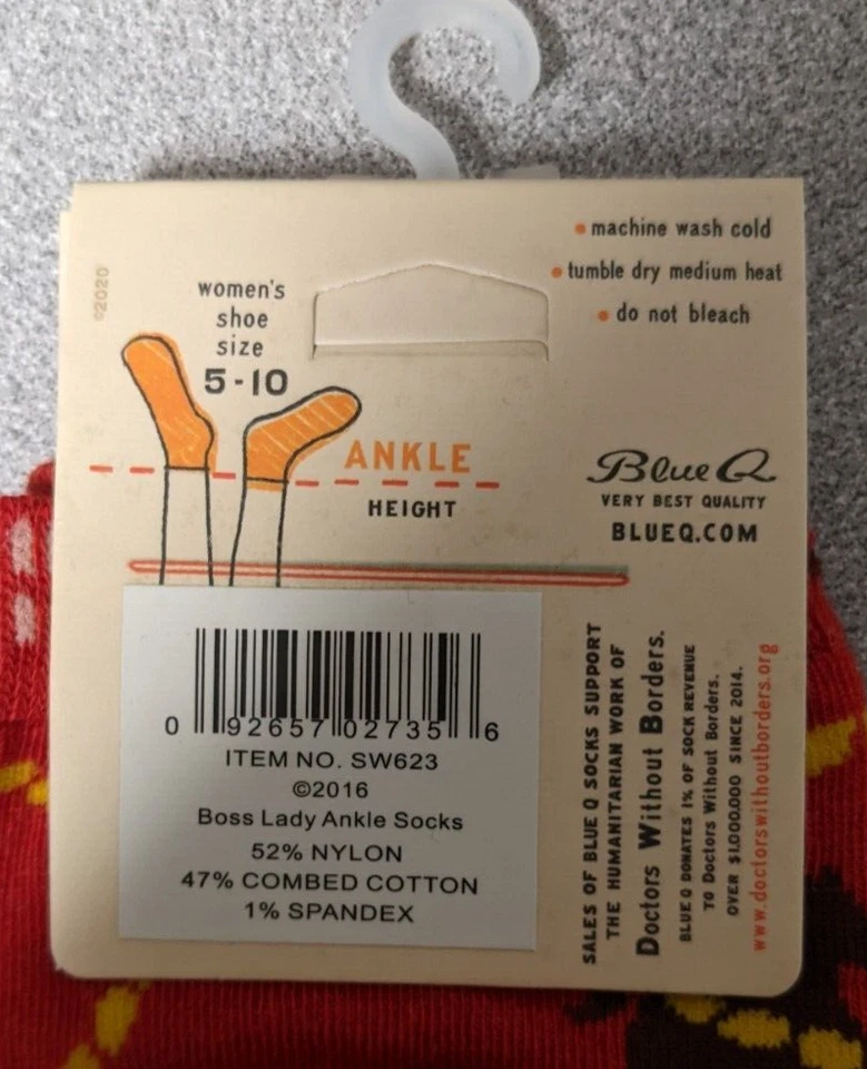 NUEVO CON ETIQUETAS ~ Calcetines tobilleros mareados de algodón peinado suave Q azul para mujer talla 5-10 Foto 4 de 4