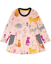 Wrapables Meow Meow Doodling Cat Dress