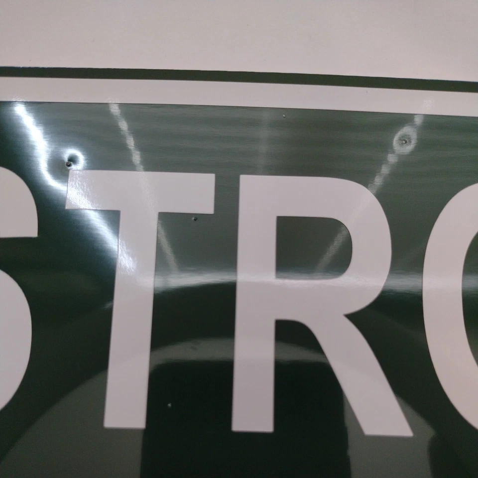 Letrero de calle Astronomy Drive - 18" X 4" de metal verde/blanco novedad - esmalte. Foto 4 de 4