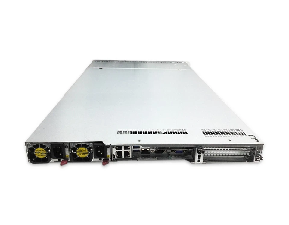 1U Supermicro Server Intel Xeon 28 Core 256GB RAM KIT 4x 10GB-T RJ45 2x PSU RAIL - Image 3 of 4