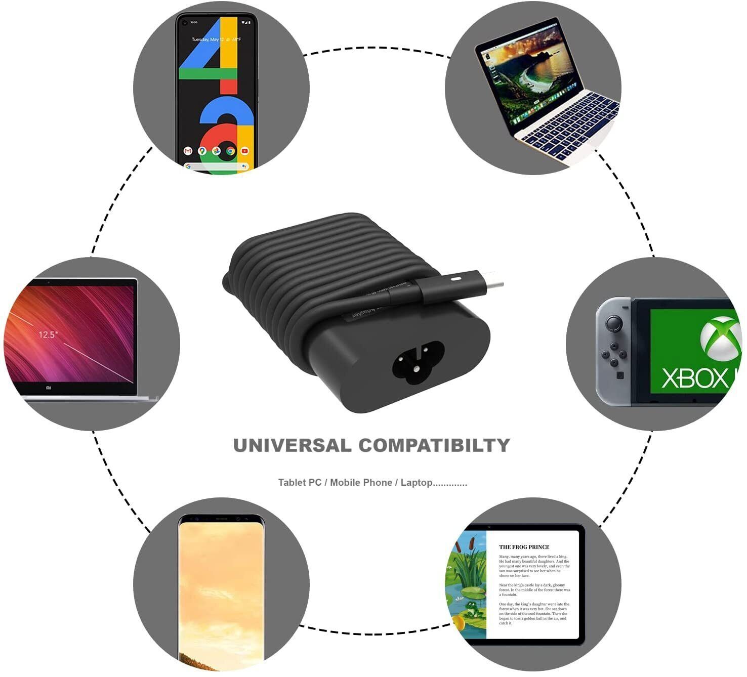 Sottile 65W Dell HA65NM190 DA65NM190 Alimentatore - Foto 4