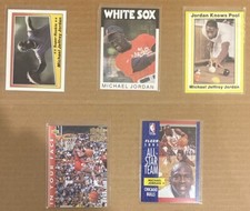Michal Jordan Card Lot Of 5 Mixed Sports
