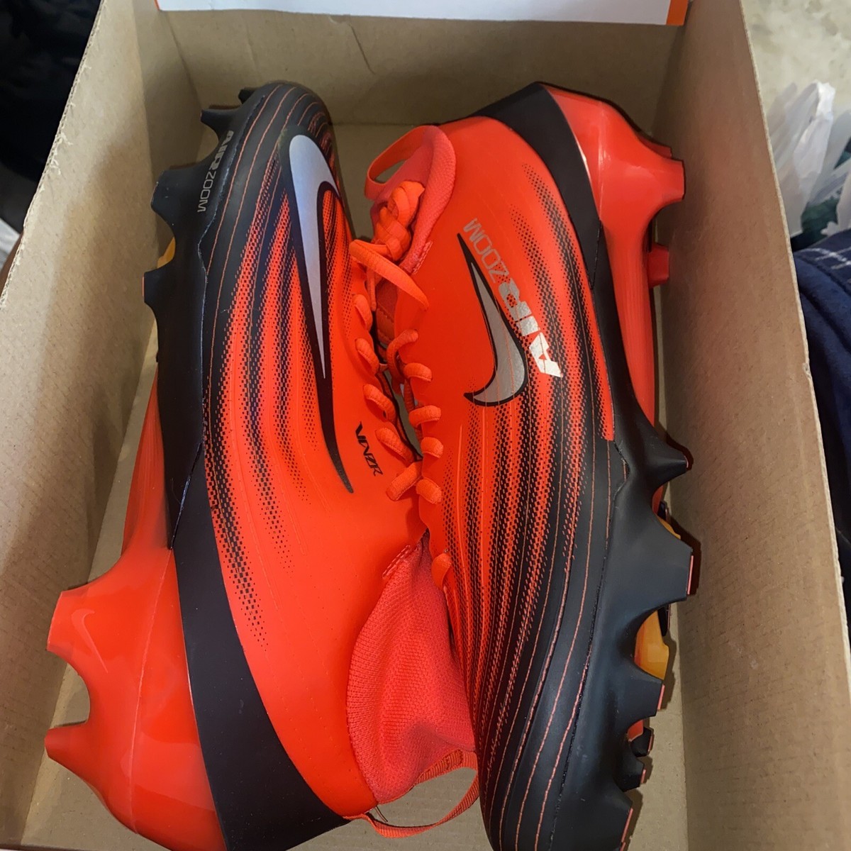 NIKE ZOOM AIR VAPOR PRO 1 NRG FOOTBALL CLEATS HF9409 600 MENs 11.5