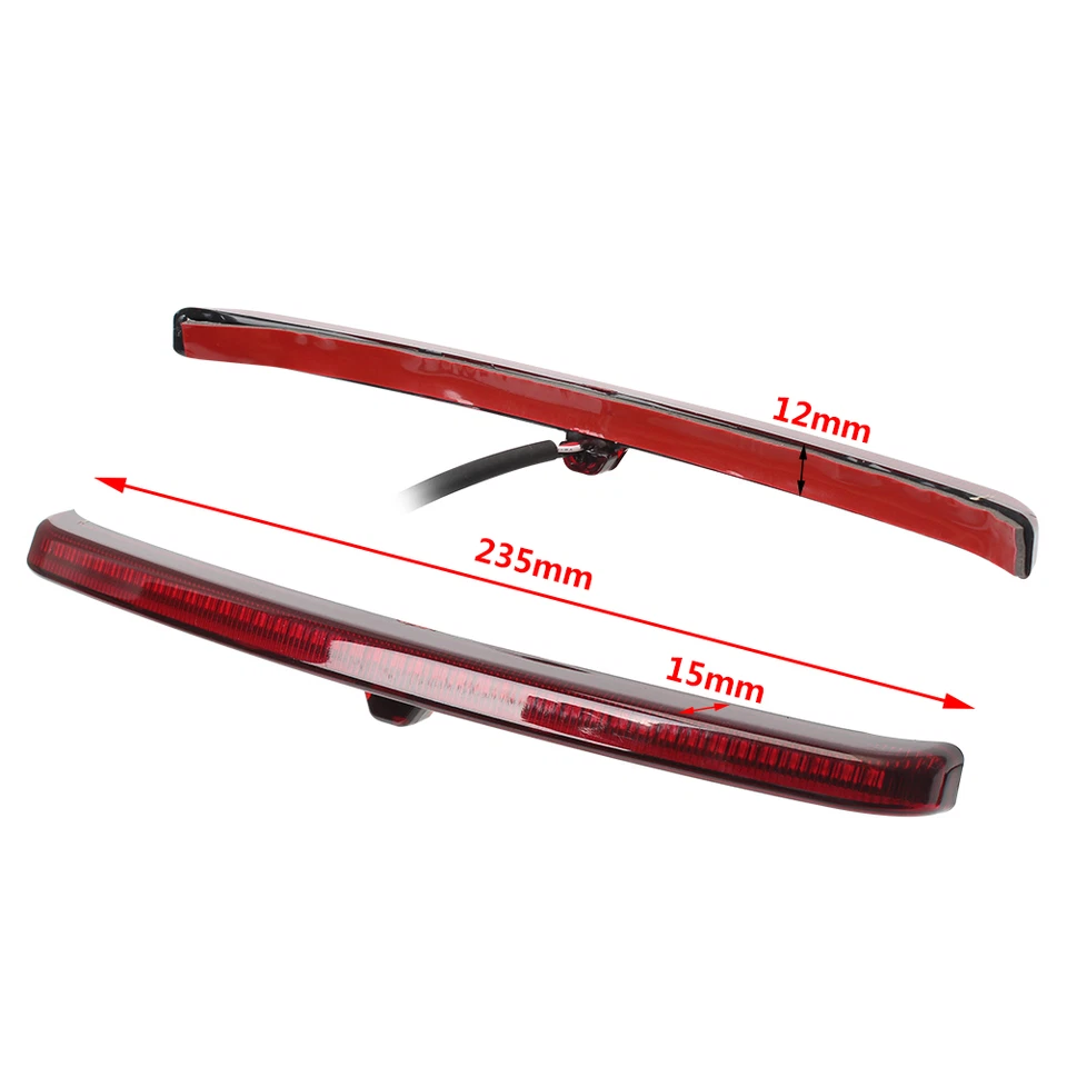 Заднее крыло светодиодные лопасти тормоз ходовой свет подходит для Harley Trike Tri Glide 09-22 - Изображение 2 из 4