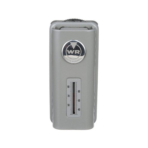EMERSON 152-9 Line Volt NP Analog Tstat 1H,Gray,SPST 2E369