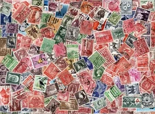 AUSTRALIA PRE-DECIMAL COLLECTION 250 STAMPS POSTAL USED (L382Q)