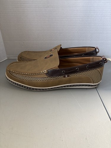 BRIXTON Men's Casual Boat Shoes, Synthetic Uppers, Slip-on, Sz. 13 - Picture 3 of 10