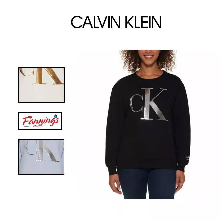 Ladies calvin klein sweatshirt cheap
