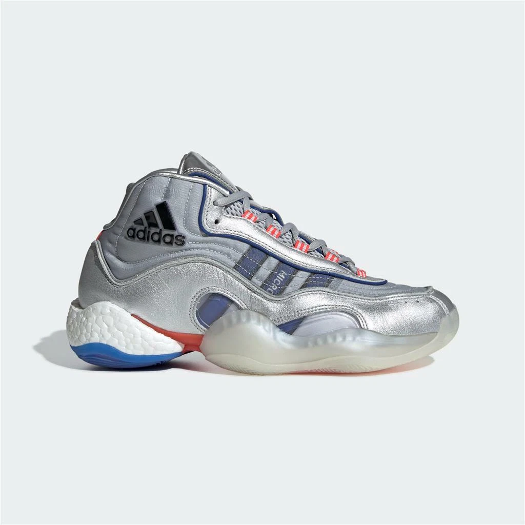 ADIDAS CRAZY BYW SILVER/BLUE/RED MID-TOP BASKETBALL SHOES EF5537 SIZE 7 men’s Adidas Crazy 98 BYW Micropacer EF5537 Silver Red Blue Size  main image 4