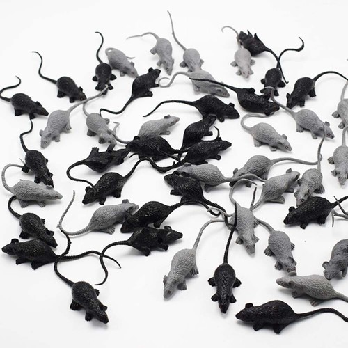 6 Pcs M Child Halloween Joke Prank Model Mini Mouse Plastic Insects - Afbeelding 5 van 11