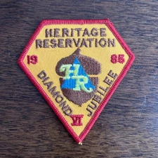 1985 Heritage Reservation PA Scouts Diamond Jubilee Patch Laurel Allegheny BSA