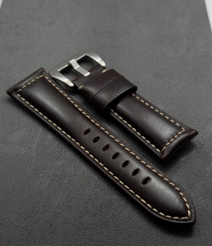 Panerai Uhren Leder Armband Premium 24mm dunkel braun *EU* - Bild 1 von 2
