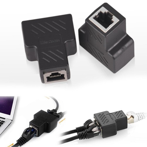 2 Port RJ45 Splitter Adapter LAN Network Ethernet CableS Plug G3I5 BEST Hot K0F0 - Afbeelding 11 van 12