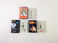Vintage Set Of 3 Elvis Presley Cassette Tapes Rock N Roll I Got Lucky Pure Gold