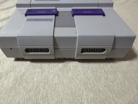 Super Nintendo SNES Home Console SNS-001 Gray With Controller